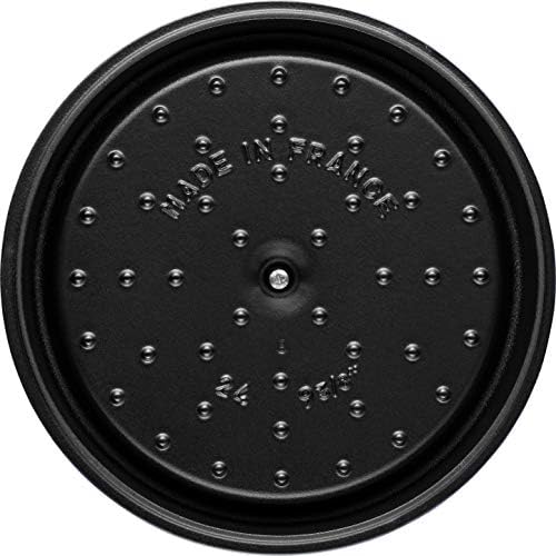 Staub Cast Iron Dutch Oven 5-qt Tall Cocotte, Made in France, Serves 5-6, Matte Black - Image 5