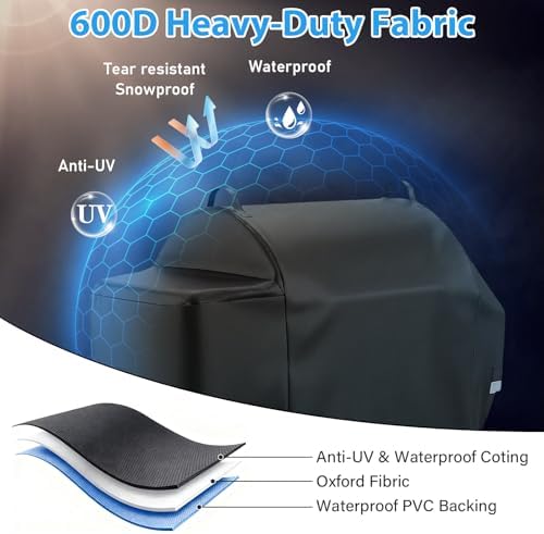 Utheer Grill Cover for Pit Boss Competition 1600 & Navigator 1600 Series - Image 3