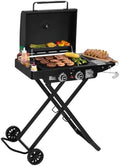Royal Gourmet GT2009 2-Burner Portable Gas Grill with Folding Cart, Black by RoyalGourmetCorp