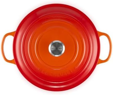 Le Creuset Enameled Cast Iron Round Dutch Oven, 9 qt., Flame - Image 2