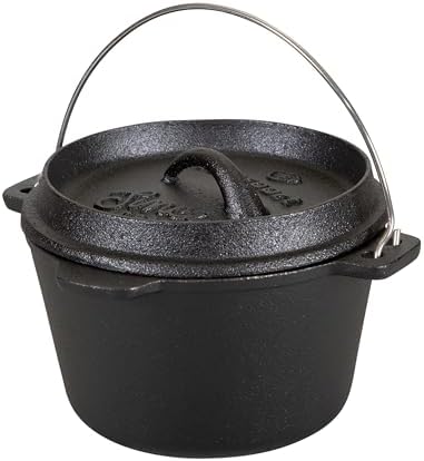 Stansport Pre-Seasoned Cast Iron Dutch Oven by Stansport