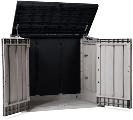 Toomax Outdoor Storage Shed - XL Water Resistant - 1270L - Plastic - Image 2