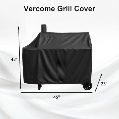 Grill Cover for Nexgrill 29 in 810-0029C Charcoal Barrel Grill, Heavy Duty Waterproof All-Weather Protection, Outdoor Fade Resistant BBQ Grill Cover (45" L x 23" W x 42" H) - Image 2