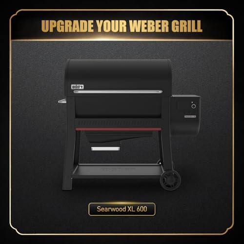 QuliMetal Foldable Front Shelf for Weber Searwood XL 600/Smoque XL - Image 3