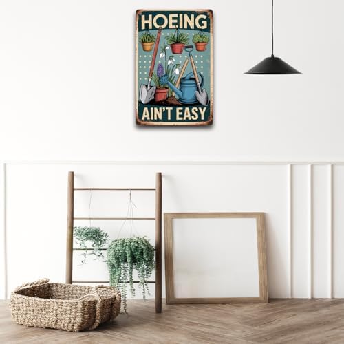 BEASTZHENG Funny Gardening Essentials Garden Mental Tin Sign Wall Art Decor - Image 5