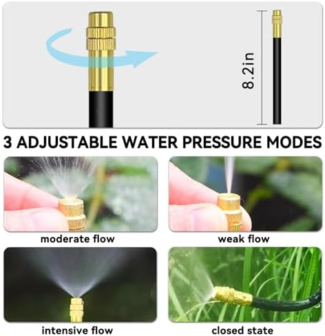 98.4Ft Drip Irrigation Kit System, 360° Bendable Garden Irrigation System - Image 4