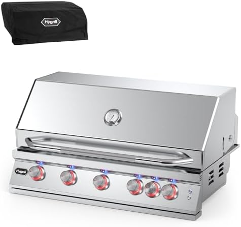 Hygrill Premium XTR 40-Inch Built In Grill, 5-Burner Grill Liquid Propane by Stanbroil