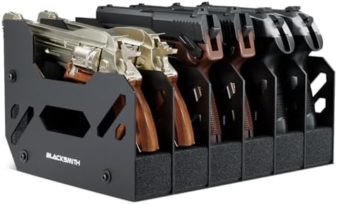 BlackSmith Foam Pistol Rack for Gun Safe Gun Accessories Storage Firearm Handgun Rack Revolver Pistols Holder by BlackSmith