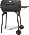 Kendane Barrel Charcoal Grill, Large Charcoal Grills with Side Shelf by Kendane