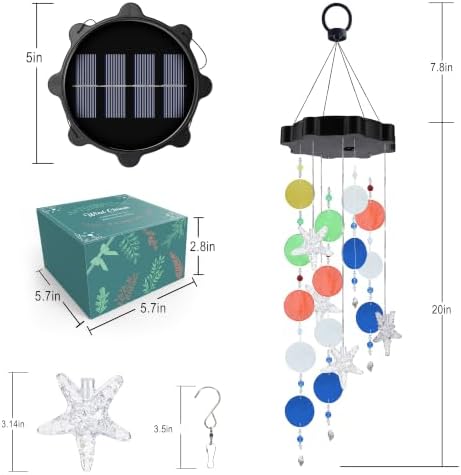 Toodour Boho Wind Chimes for Outside, Birthday Gifts for Women Mom Grandma - Image 7