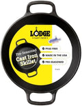 Lodge Pre-Seasoned Cast Iron Dual Handle Pan, PFAS-Free, 8 Inches by Lodge