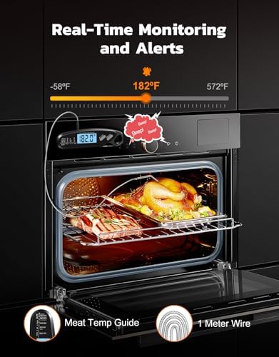 Instant Read Meat Thermometer Digital for Cooking with Dual Probe - Image 2