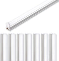 Barrina LED T5 Integrated Single Fixture, 4FT, 2200lm, 6500K, 20W, 8 Packs by Barrina