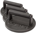 Cuisinart Smash Burger Press, Cast Iron, 6.5" Burger Smasher, Round (Pack of 3) by Cuisinart