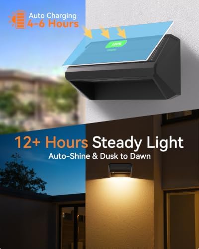 Fence Lights Solar Powered with Remote 16 Pack, IP65 Waterproof - Image 6