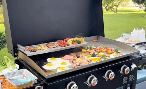 BBQ Future Adjustable Griddle Warming Rack for Blackstone 17 22 28 36 Inch Griddle, Stainless Steel Grill Warming Rack for Weber Charbroil Camp Chef and Most Tabletop Flattop Griddle Accessories - Image 2
