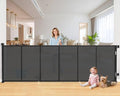 EZIGO 120 Inch Retractable Baby Gates, 41 Inch Extra Tall Retractable Gate by EZIGO