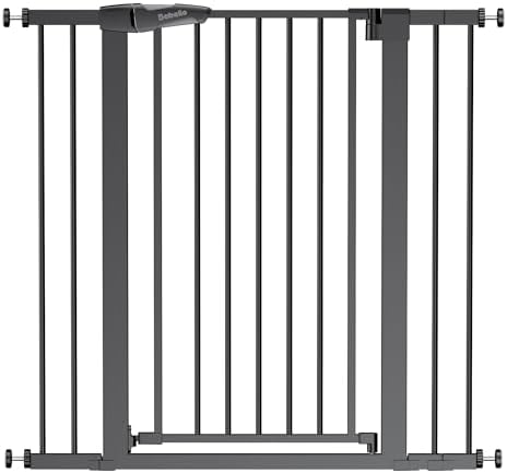 Babelio 36 in Extra Tall Baby Gate for Stairs No Drilling, PressGuard by BABELIO