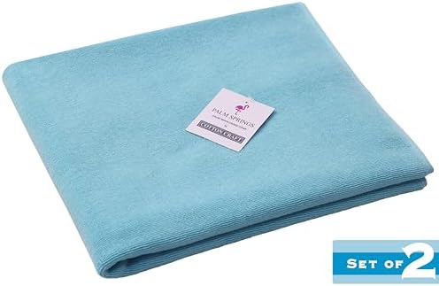 COTTON CRAFT Pool Lounge Chair Cover - 2 Pack - Blue - Image 2