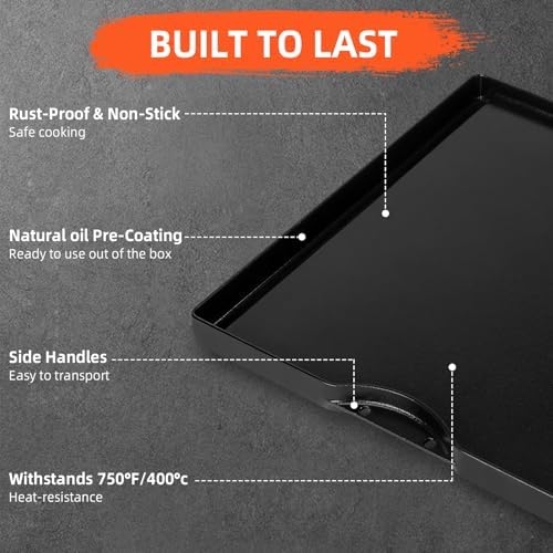 Grill Griddle for Weber Genesis 300 & 400 Series (2022+) - Image 4