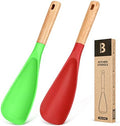 Badiano Silicone Cooking Spoon for Nonstick Cookwares, Multi-function,11.4" by BADIANO