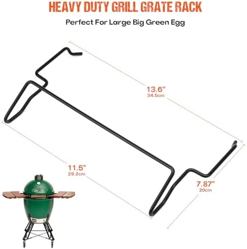 onlyfire Grill Grate Rack Fits for Large Medium Big Green Egg Ceramic Grill - Image 2