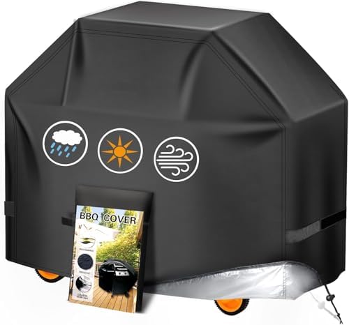 Aoretic 72-inch BBQ Gas Grill Cover for Outdoor Grills - Waterproof, Anti-UV for Weber, Char-Broil, Monument, Dyna-Glo, Nexgrill - Spun Polyester by Aoretic