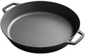 EDGING CASTING Pre-Seasoned Large Cast Iron Skillet 17 Inch, Dual Handle Outdoor Camping Frying Pan, Pizza Pan, Use for Grill, Stovetop, Induction, Oven Safe Cookware by EDGINGCOOKWARE
