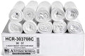 Aluf Plastics 30 Gal Clear Trash Bags, 8 Micron (EQ.), 30" x 37" (500 Pk) by AlufPlastics