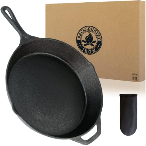 10-1/4 Inch Round Medium Pre-Seasoned Cast Iron Skillet by Unknown