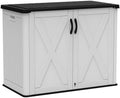 Devoko 26 Cu Ft Resin Outdoor Storage Cabinet, White by DEVOKO