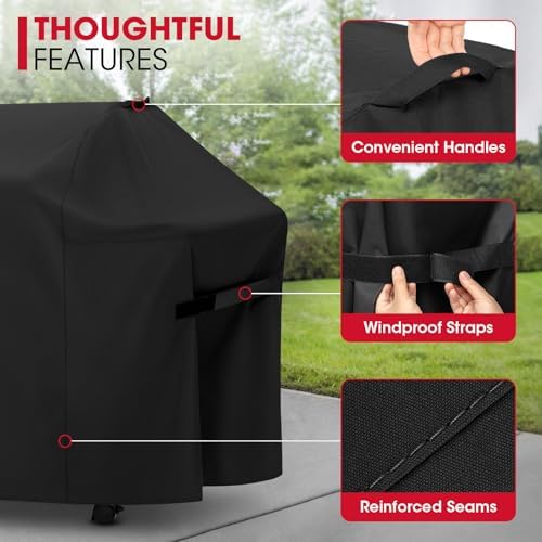 Unicook Grill Cover 58 Inch, Heavy Duty Waterproof UV Resistant BBQ Cover - Image 5