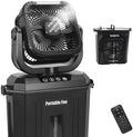 blessny Portable Oscillating Misting Fan with 12L Water Bucket by blessny