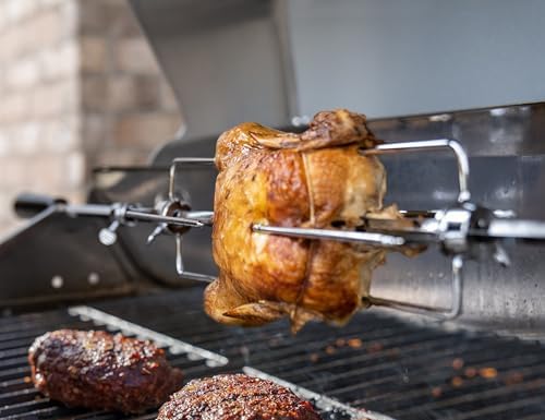Monument Grills Larger 4-Burner Propane Gas Grills Stainless Steel with Rotisserie Kit(2 Items) - Image 3