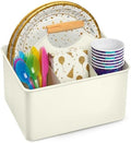 Plexon Metal Utensil Caddy With Handle Farmhouse Kitchen Utensil Holder by Plexon