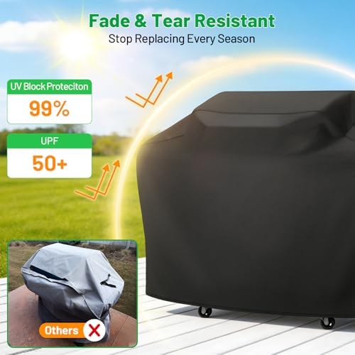 65 Inch Grill Cover for Outdoor Grill, All Weather Protection - Image 4