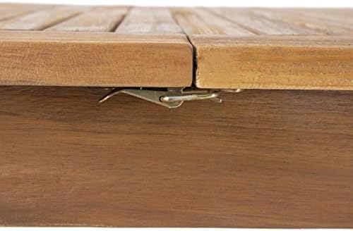 Christopher Knight Home Eric Outdoor Expandable Acacia Wood Dining Table, Natural Finish - Image 7