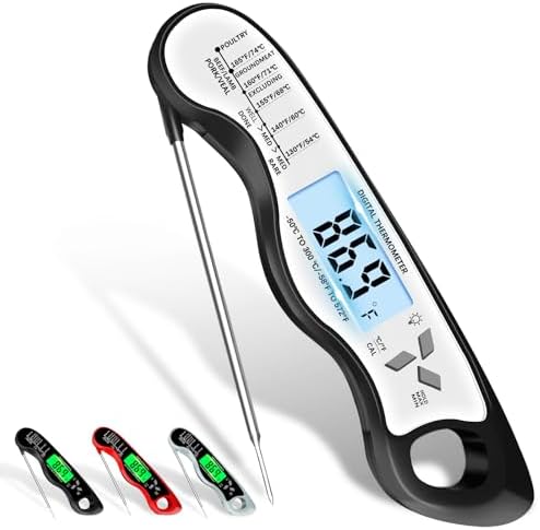 Cooking Thermometer，IP67 Waterproof Meat Thermometer Digital by Unknown