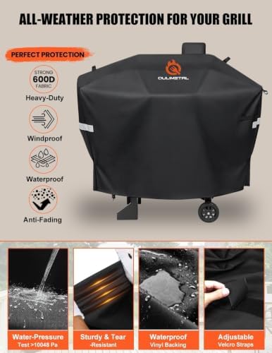 QuliMetal Pellet Grill Cover for Camp Chef DLX 24,Woodwind 24 Series - Image 3