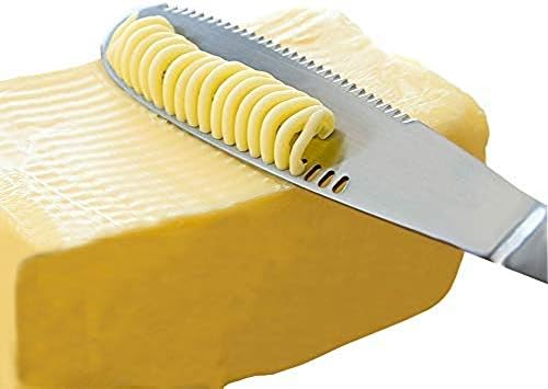 Stainless Steel Butter Spreader, Butter Knife - 3 in 1 Kitchen Gadgets (1) by Worldwideinfluence