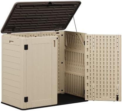 Outdoor Storage Cabinet Waterproof 31 Cu.Ft with Lockable Doors - Image 2