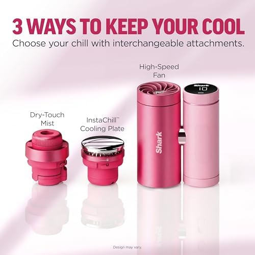Shark ChillPill 3-in-1 Fan, Mist and Cooling Plate, Iced Latte, FA022BR - Image 5