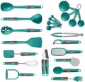 Pyrex 22-Piece Kitchen Cooking Utensils Set, Nonstick Cooking Gadgets by Pyrex