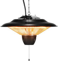 VEVOR Hanging Patio Heater, 1500W Electric Space Infrared Heater, IP34 Protection with 23.6 inch Pull Cord & Adjustable Chain, for Porch,Patio,Dining Room,Studio Outdoor/Indoor by VEVOR