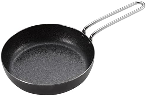 Captain Stag UG-1576 Frying Pan, Pot, Fiber Line, Mini Pan, 6.3 inches (16 cm), Iron, Made in Japan by Unknown