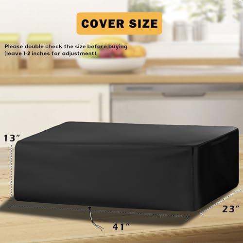 Grill Cover for Blackstone 1860 2225 On The Go Range Top Combo Griddle, Heavy-Duty 600D Tabletop BBQ Cover for Blackstone 22 inch Camping Griddle - Image 7