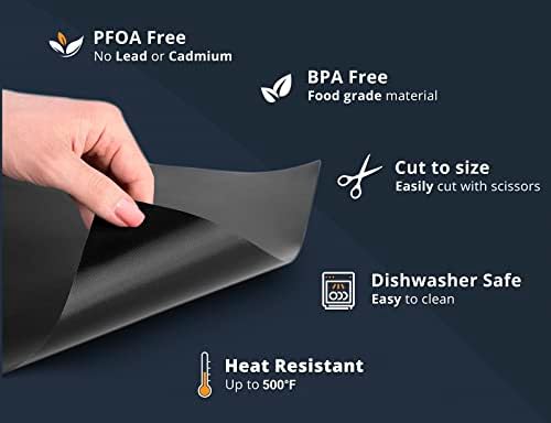 Linda's Essentials Extra Large Grill Mats for Outdoor Grill Mat (3 Pack) - Reusable Heat-Resistant Grilling Mats for Outdoor Grill, Non Stick Grill Matt, Easy Clean BBQ Mats for Outdoor Grills - Image 6