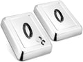 Leonyo 13x9IN Stainless Steel Griddle Basting Cover Dome With Vent, 2 Pack by Leonyo