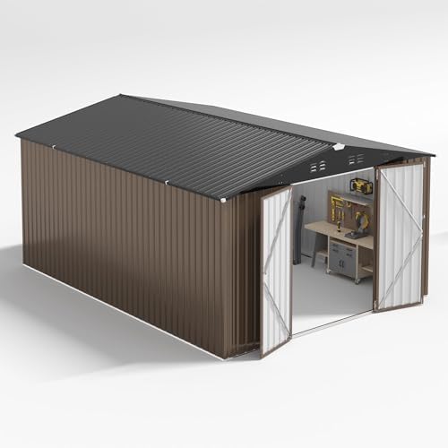 AirWire 10x14 FT Outdoor Storage Metal Shed - Image 4