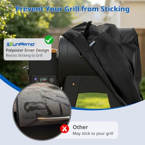 SunPatio Grill Cover for Pit Boss Lexington 500/540, Pro 600 and Tailgater - Image 5
